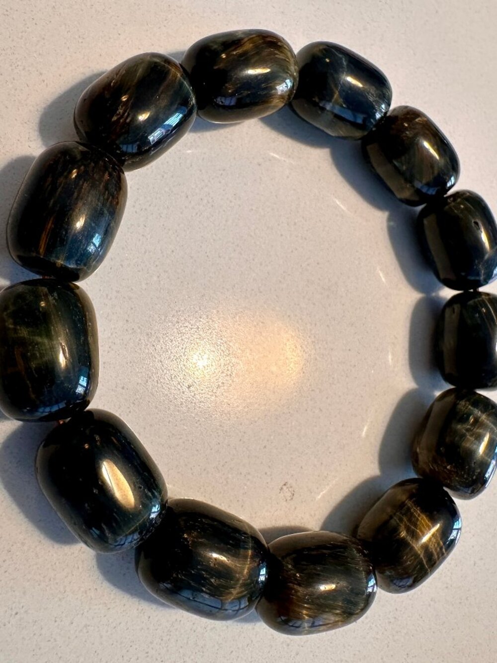 Brown/Tortoise Colored Beaded Bracelet